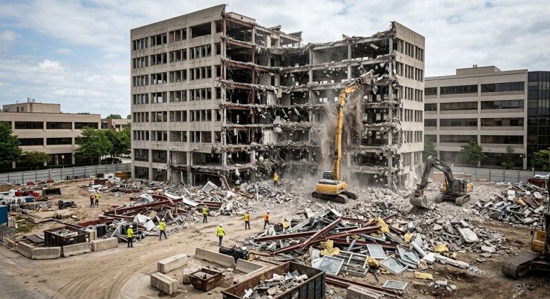 Apartment Demolition in Katy, TX