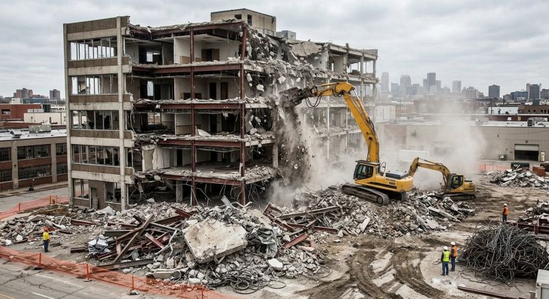 Commercial Site Demolition in Sacramento, CA
